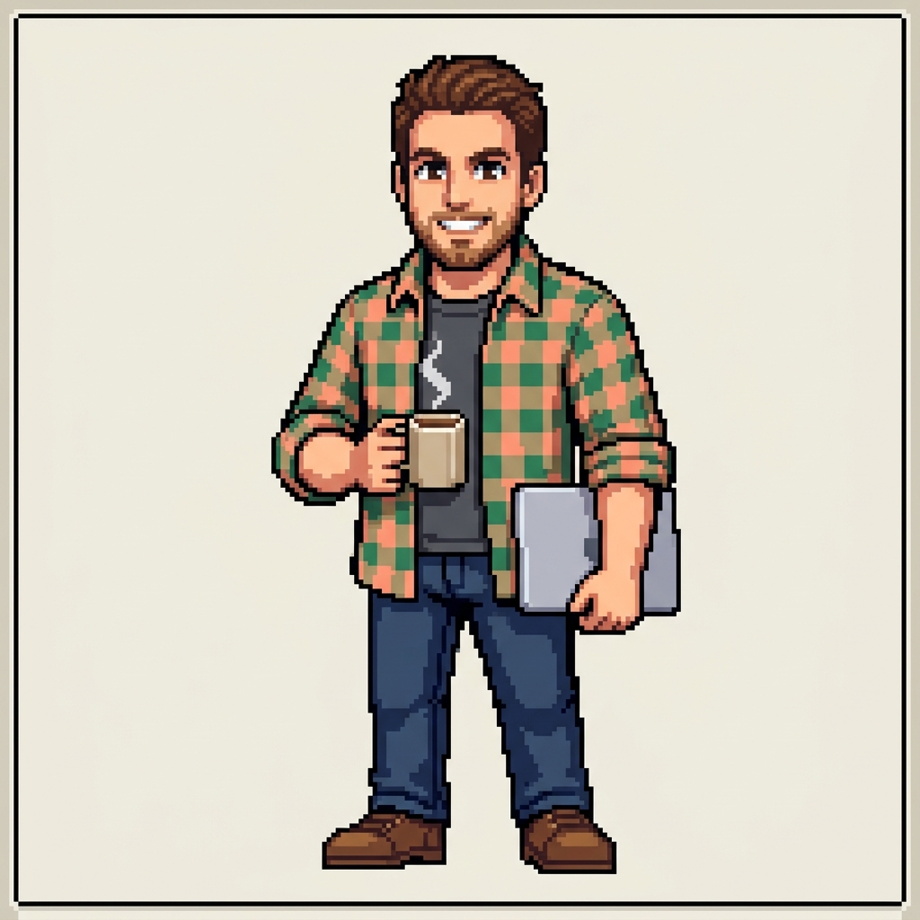 The Founder pixel avatar